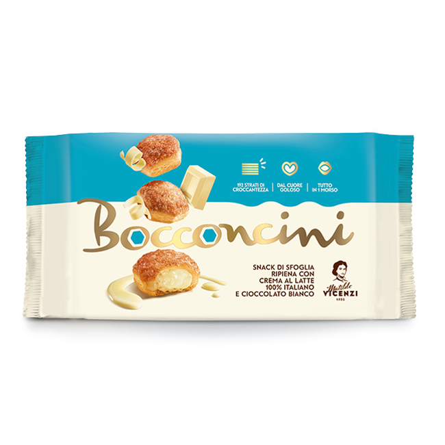 Matilde Vicenzi Bocconcini Pastry with Milk Cream 100g