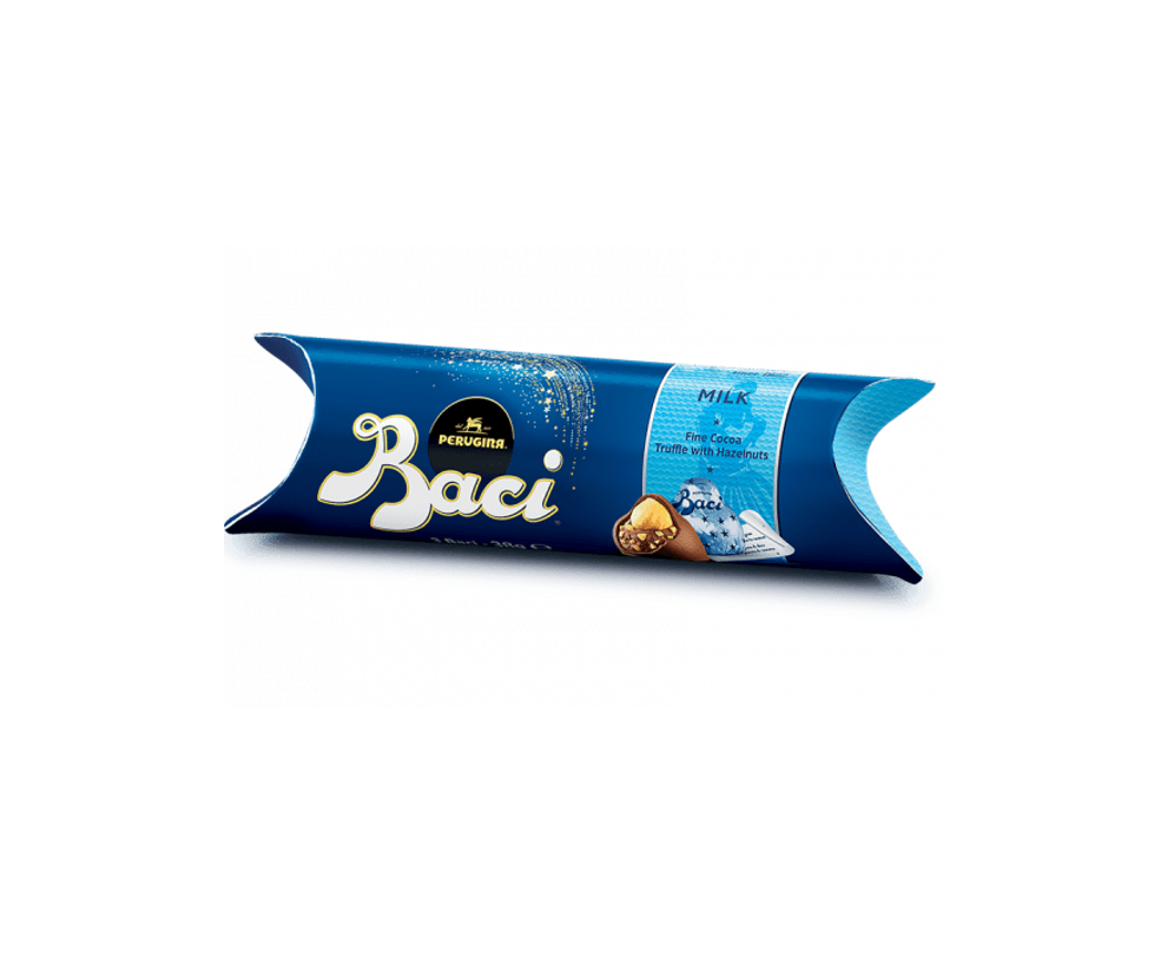 Baci Milk Chocolates with Hazelnuts In a Tube
