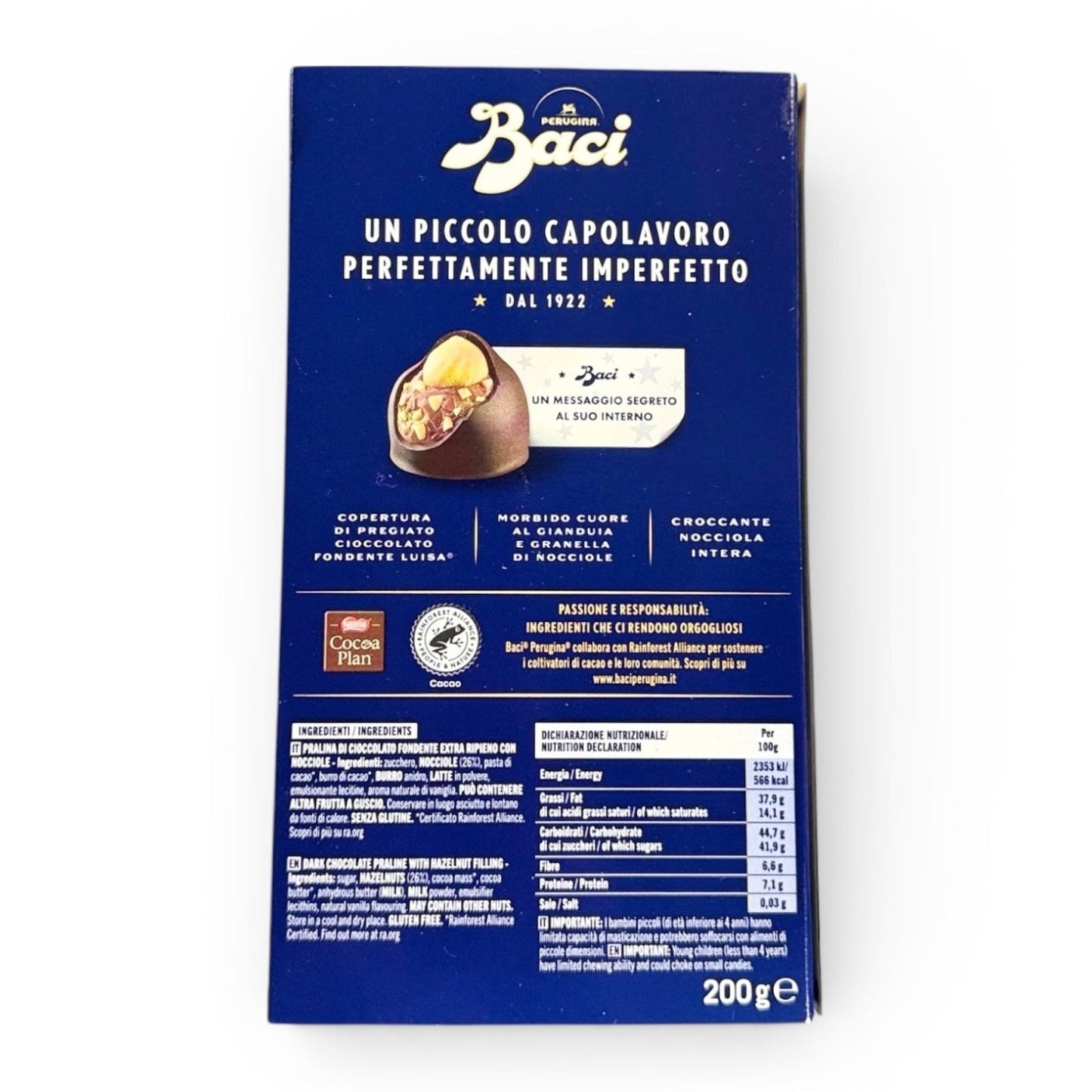 Baci Perugina Classic Dark Chocolate Box 200g