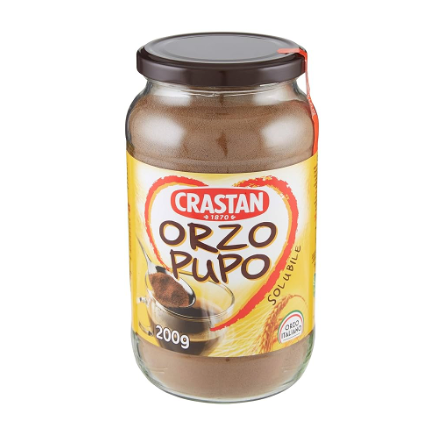 Crastan Orzo Pupo Solubile Instant Italian Barley Coffee 200g