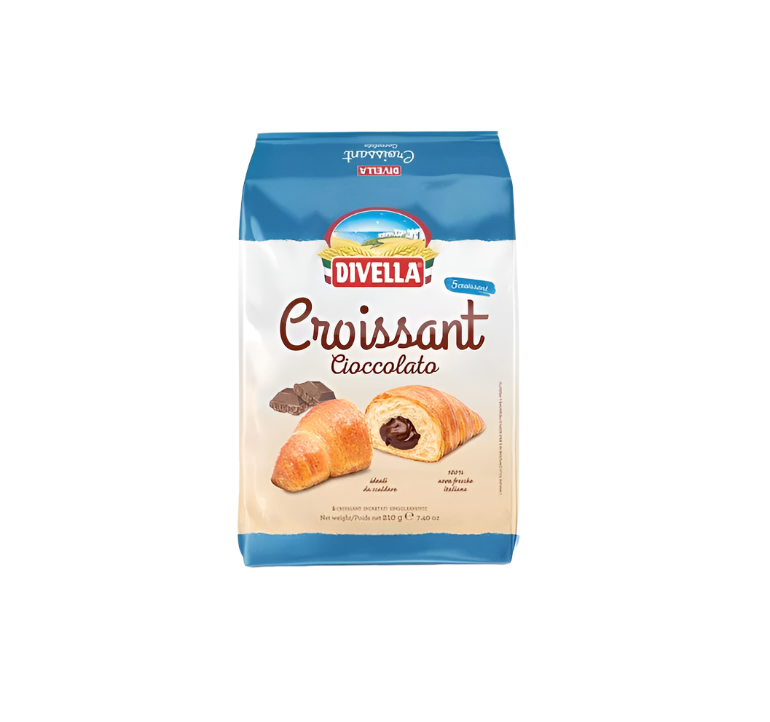 Divella Chocolate Croissants 5 pcs 210g