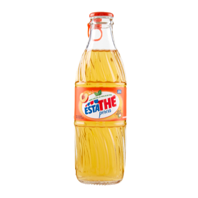 Estathe Peach Italian Iced Tea in Glass Bottle 250 ml