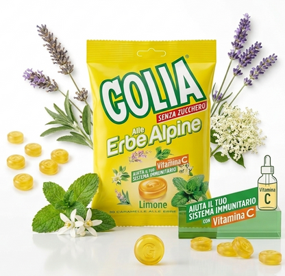 Golia Herbs Limone Drops 70g
