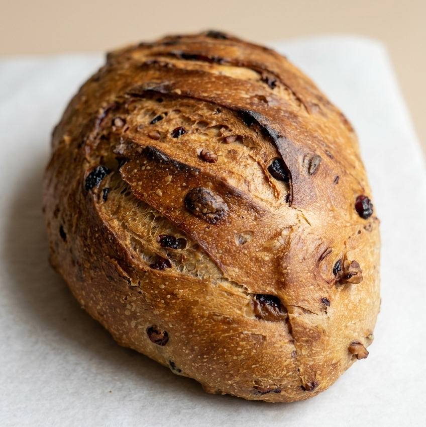 Italian Cranberry Walnut Loaf - Freshly Baked