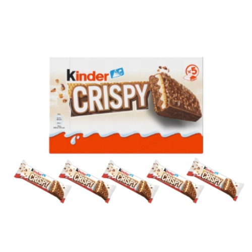 Kinder Crispy Chocolate Bars 5x34g