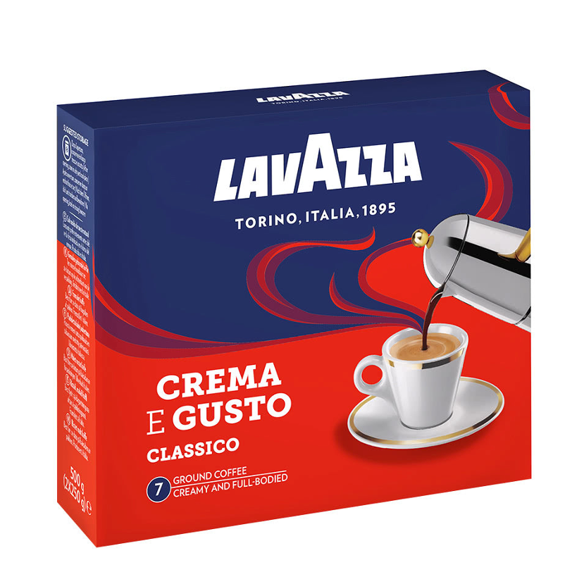 LavAzza Crema E Gusto Classico 250gx2