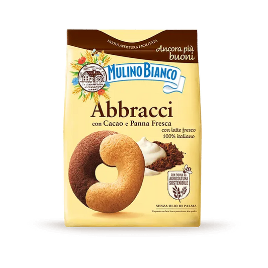 Mulino Bianco Abbracci Milk & Chocolate Cookies 700g