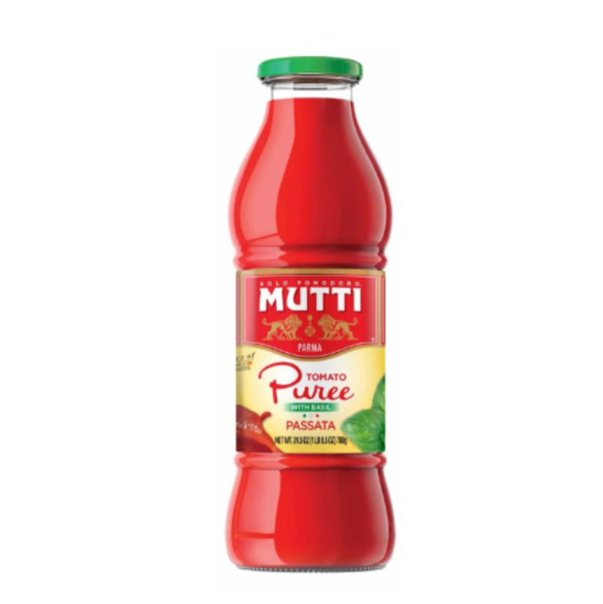 Mutti Passata Tomato Puree With Basil 700g