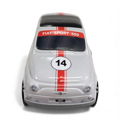 Vanoir FIAT 500 Gran Turismo with Chocolates in a Metal Car Toy 205g SILVER