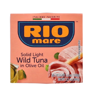 Rio Mare Solid Light Wild Tuna In Olive Oil 160g