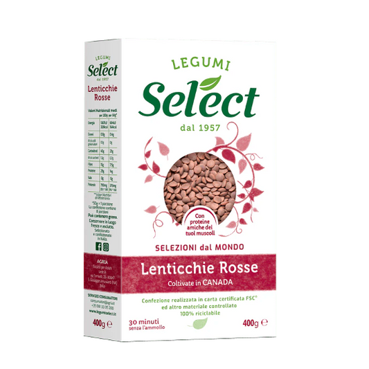 Select Lenticchie Rosse Red Lentils 400g